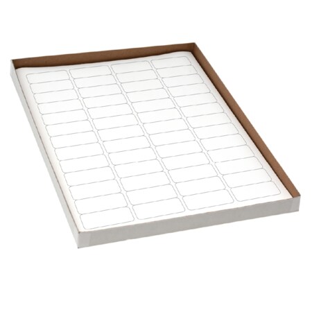 Nevs Cryo Label Laser Sheets  43x19mm for Cryovials White LCL-34169-W